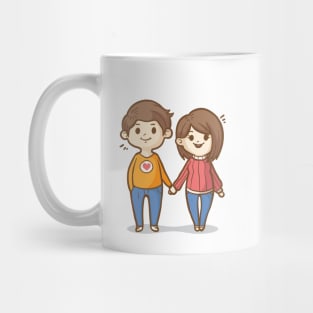 To My Husband -  You may holdmy hands for a while..... Mug